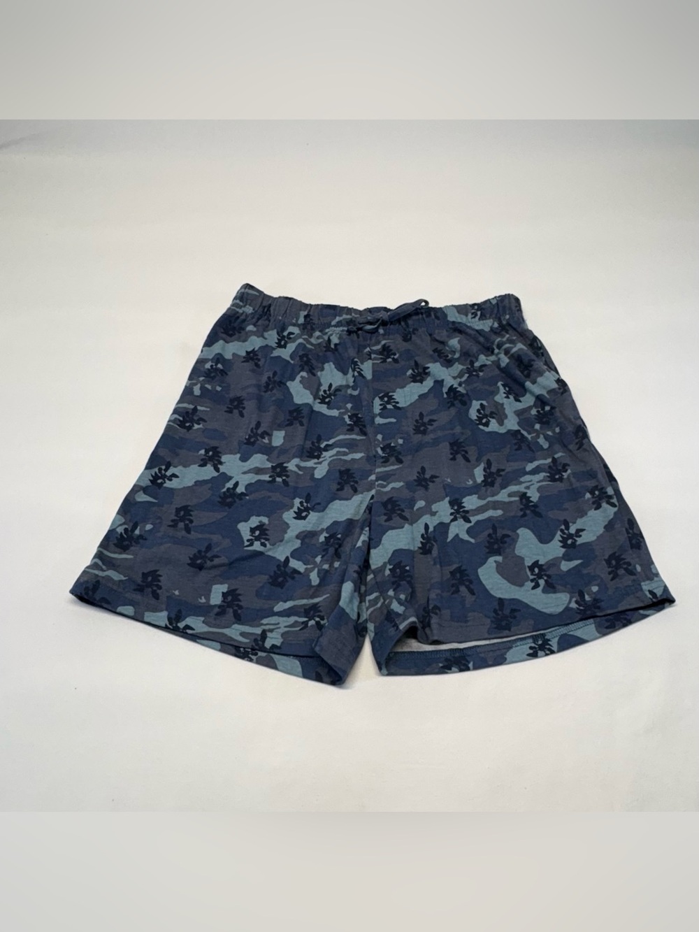Sonic The Hedgehog Camo Lounge Shorts Blue Grey Size Medium